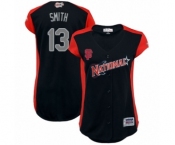 Women's San Francisco Giants #13 Will Smith Authentic Navy Blue National League 2019 Baseball All-Star Jersey