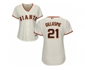 Women's San Francisco Giants #21 Conor Gillaspie Cream Majestic Cool Base Player MLB Jersey