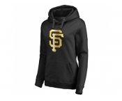 Women's San Francisco Giants Gold Collection Pullover Hoodie Black