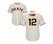 Youth San Francisco Giants #12 Joe Panik Cream Cool Base Stitched MLB Jersey