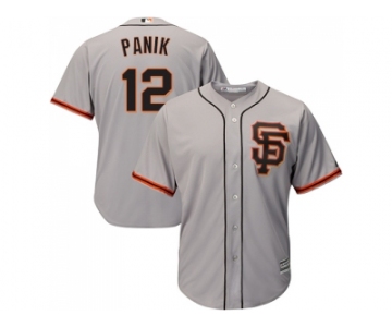 Youth San Francisco Giants #12 Joe Panik Grey Road 2 Cool Base Stitched MLB Jersey