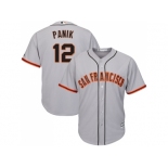 Youth San Francisco Giants #12 Joe Panik Grey Road Cool Base Stitched MLB Jersey