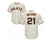 Youth San Francisco Giants #21 Conor Gillaspie Cream Majestic Cool Base Player MLB Jersey