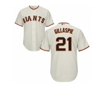 Youth San Francisco Giants #21 Conor Gillaspie Cream Majestic Cool Base Player MLB Jersey