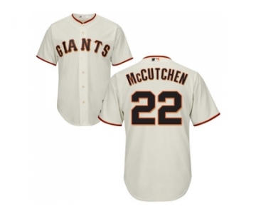 Youth San Francisco Giants #22 Andrew McCutchen Cream Cool Base Stitched MLB Jersey