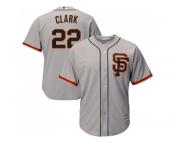 Youth San Francisco Giants #22 Will Clark Grey Road 2 Cool Base Stitched MLB Jersey