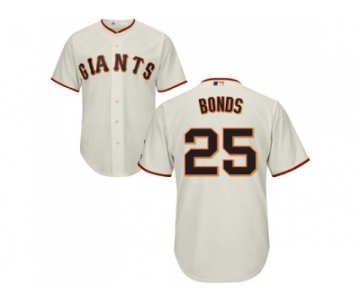 Youth San Francisco Giants #25 Barry Bonds Cream Cool Base Stitched MLB Jersey