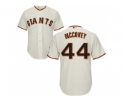 Youth San Francisco Giants #44 Willie McCovey Cream Cool Base Stitched MLB Jersey