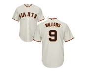 Youth San Francisco Giants #9 Matt Williams Cream Cool Base Stitched MLB Jersey