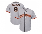 Youth San Francisco Giants #9 Matt Williams Grey Road Cool Base Stitched MLB Jersey