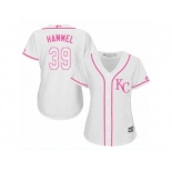 Women's Majestic Kansas City Royals #39 Jason Hammel Authentic White Fashion Cool Base MLB Jersey