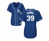 Women's Majestic Kansas City Royals #39 Jason Hammel Replica Blue Alternate 2 Cool Base MLB Jersey