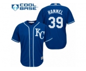 Youth Majestic Kansas City Royals #39 Jason Hammel Replica Blue Alternate 2 Cool Base MLB Jersey