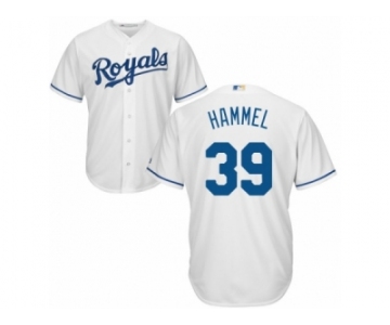 Youth Majestic Kansas City Royals #39 Jason Hammel Replica White Home Cool Base MLB Jersey