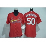 Women's St. Louis Cardinals #50 Adam Wainwright Majestic Red Cool Base Player Jersey