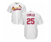 Youth Majestic St. Louis Cardinals #25 Dexter Fowler Replica White Home Cool Base MLB Jersey