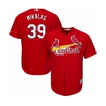 Youth Majestic St. Louis Cardinals #39 Miles Mikolas Authentic Red Alternate Cool Base MLB Jersey