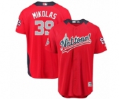 Youth Majestic St. Louis Cardinals #39 Miles Mikolas Game Red National League 2018 MLB All-Star MLB Jersey