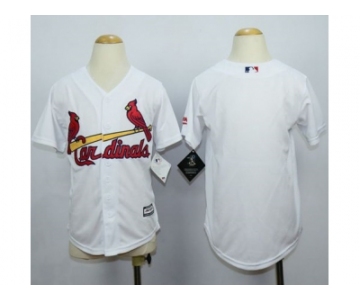 Youth St. Louis Cardinals Blank White jerseys