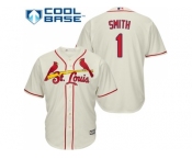 Youth St.Louis Cardinals #1 Ozzie Smith Cream Cool Base Stitched MLB Jersey