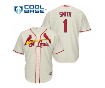 Youth St.Louis Cardinals #1 Ozzie Smith Cream Cool Base Stitched MLB Jersey