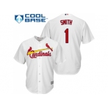 Youth St.Louis Cardinals #1 Ozzie Smith White Cool Base Stitched MLB Jersey