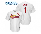 Youth St.Louis Cardinals #1 Ozzie Smith White Cool Base Stitched MLB Jersey