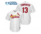 Youth St.Louis Cardinals #13 Matt Carpenter White Cool Base Stitched MLB Jersey