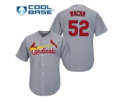 Youth St.Louis Cardinals #52 Michael Wacha Grey Cool Base Stitched MLB Jersey