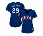 Women's Majestic Texas Rangers #29 Adrian Beltre Authentic 2017 Spring Training Cool Base MLB Jersey