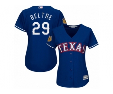 Women's Majestic Texas Rangers #29 Adrian Beltre Authentic 2017 Spring Training Cool Base MLB Jersey