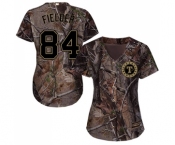 Women's Majestic Texas Rangers #84 Prince Fielder Authentic Camo Realtree Collection Flex Base MLB Jersey