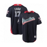 Youth Majestic Texas Rangers #17 Shin-Soo Choo Game Navy Blue American League 2018 MLB All-Star MLB Jersey