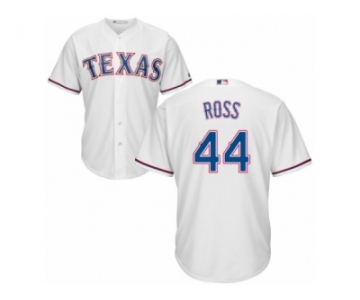 Youth Majestic Texas Rangers #44 Tyson Ross Authentic White Home Cool Base MLB Jersey