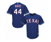 Youth Majestic Texas Rangers #44 Tyson Ross Replica Royal Blue Alternate 2 Cool Base MLB Jersey