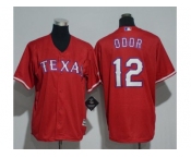 Youth Texas Rangers #12 Rougned Odor Red Cool Base Stitched MLB Jersey