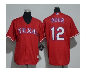 Youth Texas Rangers #12 Rougned Odor Red Cool Base Stitched MLB Jersey