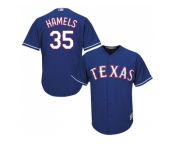 Youth Texas Rangers #35 Cole Hamels Blue Cool Base Stitched MLB Jersey