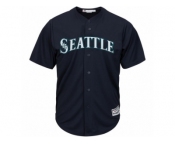 Youth Seattle Mariners Majestic Blank Navy Alternate Cool Base Jersey