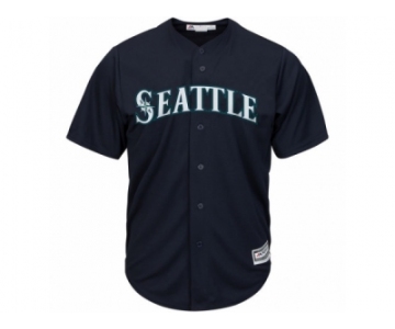 Youth Seattle Mariners Majestic Blank Navy Alternate Cool Base Jersey