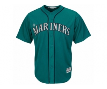 Youth Seattle Mariners Majestic Northwest Blank Green Alternate Cool Base Jersey