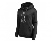 Women's Seattle Mariners Platinum Collection Pullover Hoodie Black