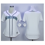 women mlb jerseys seattle mariners blank White Jerseys