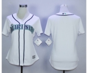 women mlb jerseys seattle mariners blank White Jerseys