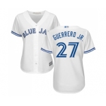 Women's Toronto Blue Jays #27 Vladimir Guerrero Jr. Authentic White Home Baseball Jersey