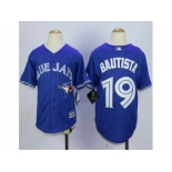 Youth Toronto Blue Jays #19 Jose Bautista Blue New Jerseys