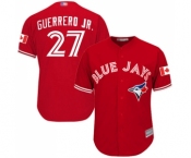 Youth Toronto Blue Jays #27 Vladimir Guerrero Jr. Authentic Scarlet Alternate Baseball Jersey