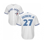 Youth Toronto Blue Jays #27 Vladimir Guerrero Jr. Authentic White Home Baseball Jersey