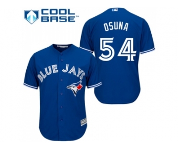 Youth Toronto Blue Jays #54 Roberto Osuna Blue Cool Base Stitched MLB Jersey