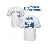 Youth Toronto Blue Jays #54 Roberto Osuna White Cool Base Stitched MLB Jersey